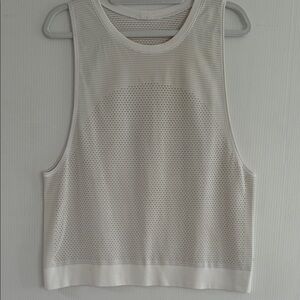 Lululemon Breeze By Muscle Tank SIZE 8
White / White